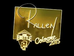 Sticker | rallen (Gold) | Cologne 2015