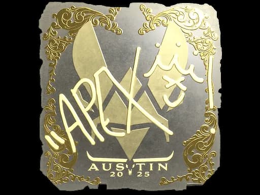 Sticker | apEX (Gold) | Austin 2025