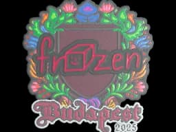 Sticker | frozen (Embroidered) | Budapest 2025