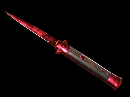 ★ StatTrak™ Stiletto Knife | Doppler (Minimal Wear) Ruby