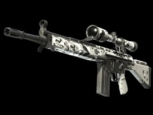 Souvenir G3SG1 | Polar Camo (Well-Worn)
