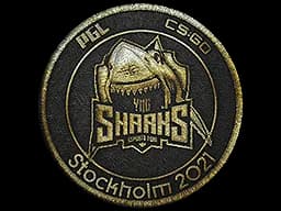 Patch | Sharks Esports (Gold) | Stockholm 2021 - CS2 Skin Prices