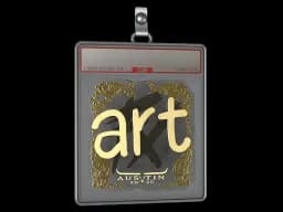 Sticker Slab | arT (Gold) | Austin 2025