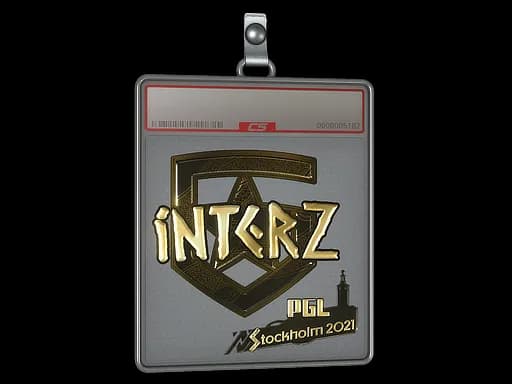 Sticker Slab | interz (Gold) | Stockholm 2021