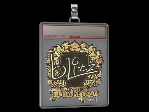 Sticker Slab | bLitz (Gold) | Budapest 2025