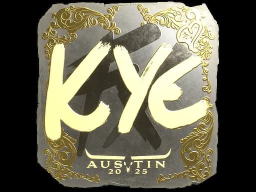 Sticker | kye (Gold) | Austin 2025