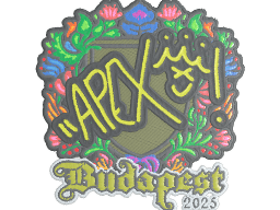 Sticker | apEX (Embroidered) | Budapest 2025