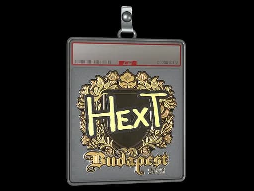 Sticker Slab | HexT (Gold) | Budapest 2025