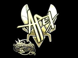 Sticker | apEX (Gold, Champion) | Paris 2023