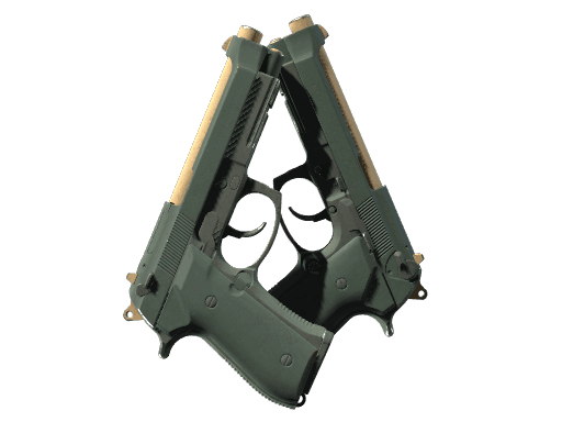 Dual Berettas | Contractor (Well-Worn)