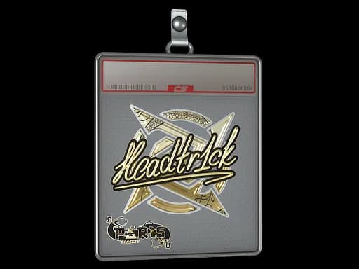 Sticker Slab | headtr1ck (Gold) | Paris 2023