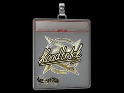 Sticker Slab | headtr1ck (Gold) | Paris 2023