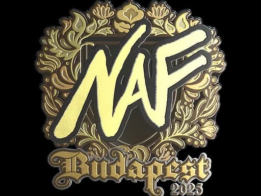 Sticker | NAF (Gold) | Budapest 2025