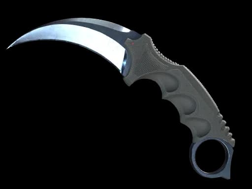 ★ StatTrak™ Karambit | Blue Steel (Minimal Wear)