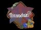 Sticker | nicoodoz (Glitter) | Rio 2022 CS2 skin