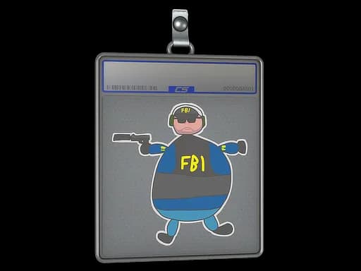 Sticker Slab | Poorly Drawn FBI