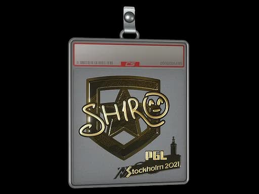 Sticker Slab | sh1ro (Gold) | Stockholm 2021