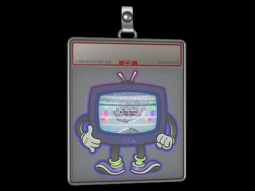 Sticker Slab | Global TV (Lenticular)