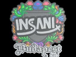 Sticker | insani (Embroidered) | Budapest 2025