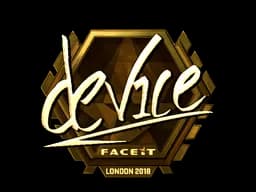 Sticker | device (Gold) | London 2018