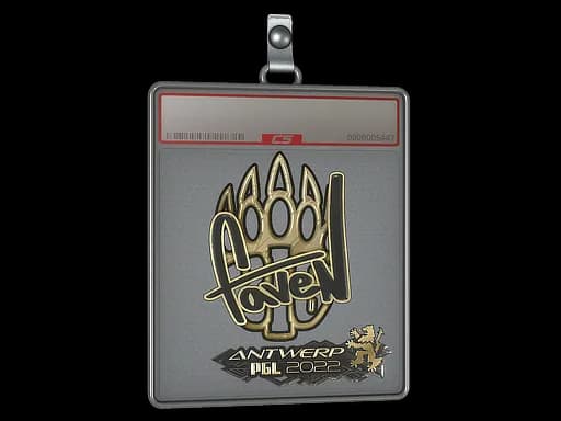 Sticker Slab | faveN (Gold) | Antwerp 2022