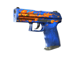 StatTrak™ P2000 | Fire Elemental (Minimal Wear)