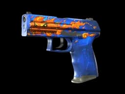 StatTrak™ P2000 | Fire Elemental (Minimal Wear)