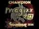 Sticker | magixx (Gold, Champion) | Shanghai 2024 CS2 skin