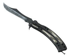 ★ Butterfly Knife | Black Laminate (Factory New)