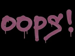 Sealed Graffiti | Oops (Princess Pink)