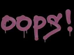 Sealed Graffiti | Oops (Princess Pink)