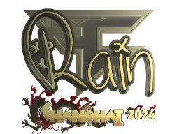 Sticker | rain (Gold) | Shanghai 2024