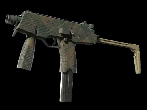 MP9 | Green Plaid (Well-Worn)