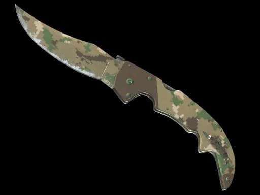★ StatTrak™ Falchion Knife | Forest DDPAT (Well-Worn)