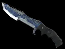 ★ Huntsman Knife | Bright Water (Battle-Scarred)
