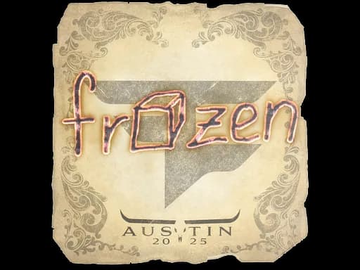 Sticker | frozen | Austin 2025