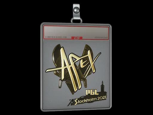 Sticker Slab | apEX (Gold) | Stockholm 2021