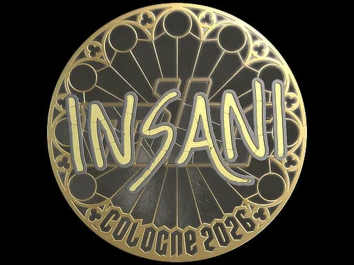 Sticker | insani (Gold) | Cologne 2026