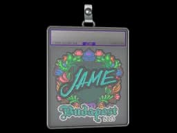 Sticker Slab | Jame (Embroidered) | Budapest 2025
