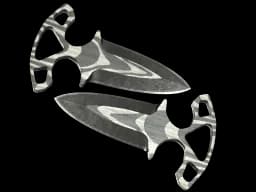 ★ StatTrak™ Shadow Daggers | Black Laminate (Field-Tested)