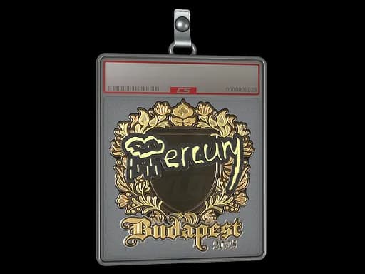 Sticker Slab | Mercury (Gold) | Budapest 2025