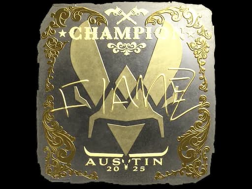 Sticker | FlameZ (Gold, Champion) | Austin 2025