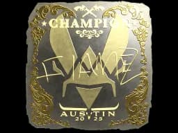 Sticker | FlameZ (Gold, Champion) | Austin 2025
