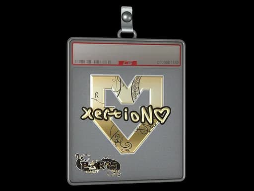 Sticker Slab | xertioN (Gold) | Paris 2023