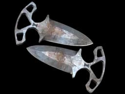 ★ Shadow Daggers | Rust Coat (Well-Worn)