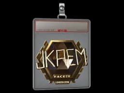 Sticker Slab | jkaem (Gold) | London 2018