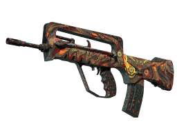 StatTrak™ FAMAS | Eye of Athena (Minimal Wear)