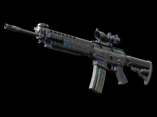 SG 553 | Aloha (Battle-Scarred)