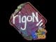 Sticker | rigoN (Glitter) | Rio 2022 CS2 skin