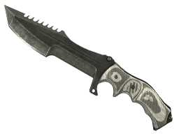 ★ Huntsman Knife | Black Laminate (Battle-Scarred)